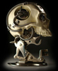 Christopher Conte Skull Sculpture