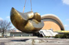 Henry Moore Large Divided Oval: Butterfly sculpture