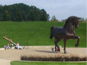 Ponzo and Ileana Siricio monumental horse sculpture
