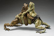 Steve Worthington Sumo Toads sculpture