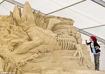 Michela Ciappini Sand Sculpture
