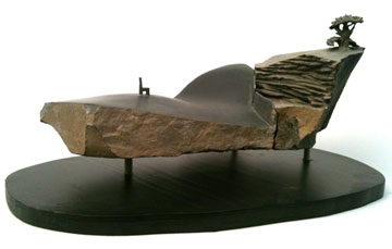stone sculpture by Mike Davis