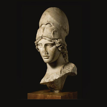 A Marble Bust of The ATHENA GIUSTINIANI