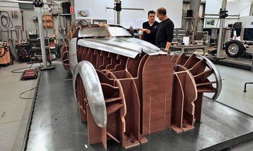 Bugatti Automotive Sculpture