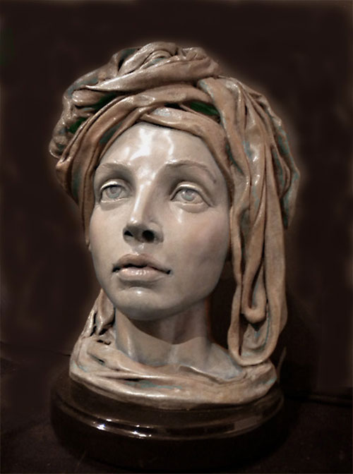 Claudia Cohen bronze sculpture