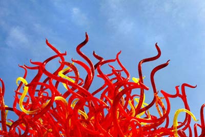 Dale Chihuly glass sculpture