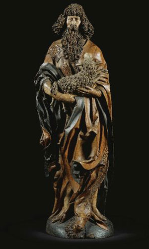 Getty buys medieval sculpture of St. John the Baptist at Sotheby's
