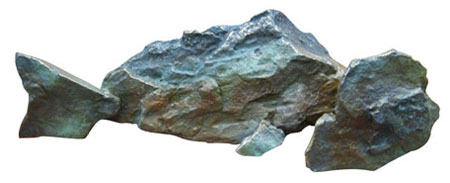 Rock Fish bronze sculpture by Giuseppe Palumbo