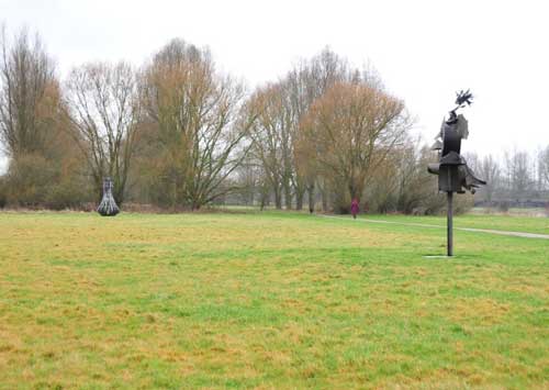 The Sculpture Trail in Thorpe Meadows