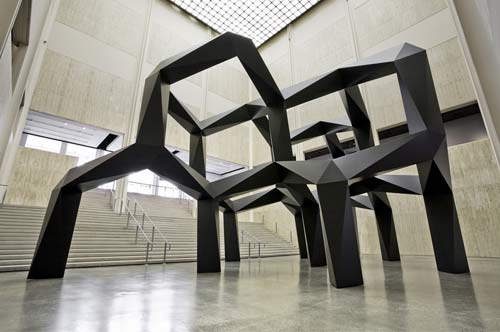Tony Smith Sculpture Smoke at Los Angeles County Museum of Art