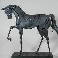 Black Stallion by Mark Carroll - search and link Sculpture with SculptSite.com
