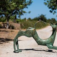 Playful  by Christopher Stone - search and link Sculpture with SculptSite.com