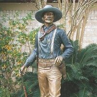 Monuments - Watching Over Texas, The Texas Rangers by Edd Hayes - search and link Sculpture with SculptSite.com