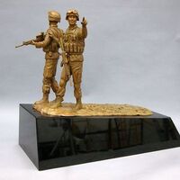Monuments - The Way Home (maquette) by Edd Hayes - search and link Sculpture with SculptSite.com
