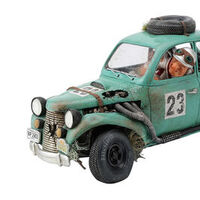 Rally Race Car Sculpture by Guillermo Forchino - search and link Sculpture with SculptSite.com