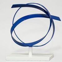 Blue Knot by Joe Gitterman - search and link Sculpture with SculptSite.com