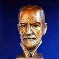 Sigmund Freud by Robert Toth - search and link Sculpture with SculptSite.com