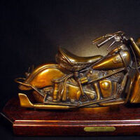 Chief Motorcycle by Robert Toth - search and link Sculpture with SculptSite.com