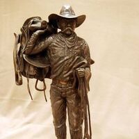 American Cowboy by David Argyle - search and link Sculpture with SculptSite.com