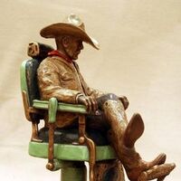 My Barber Chair by David Argyle - search and link Sculpture with SculptSite.com