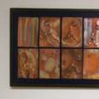 14 piece Copper Tiles by Barry W. Sheehan - search and link Sculpture with SculptSite.com