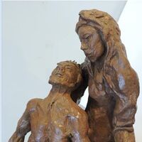 La Pieta by Bill Batic - search and link Sculpture with SculptSite.com