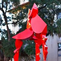 My Big Red by Robert L Coon Jr - search and link Sculpture with SculptSite.com