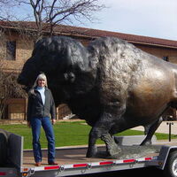 Colorado Ruler by Dawn Weimer - search and link Sculpture with SculptSite.com