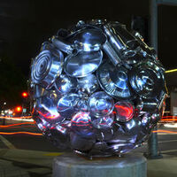 Plenum Orb by Donald Gialanella - search and link Sculpture with SculptSite.com