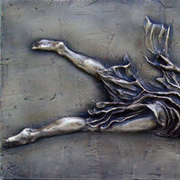Flying Dancer by Christopher Yancey - search and link Sculpture with SculptSite.com