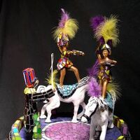 Circus Riders by Jill Nassau - search and link Sculpture with SculptSite.com