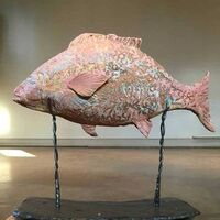 Red Snapper by Carol Fleming - search and link Sculpture with SculptSite.com
