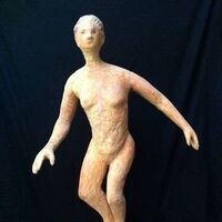 Standing Figure by Mark LaRiviere - search and link Sculpture with SculptSite.com