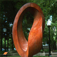 Double Mobius Strip 2002 by Plamen Yordanov - search and link Sculpture with SculptSite.com