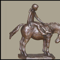 Lady-Gittings and Colt-45 by Sterett-Gittings Kelsey - search and link Sculpture with SculptSite.com