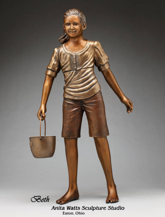 Beth by Anita Watts - search and link Sculpture with SculptSite.com