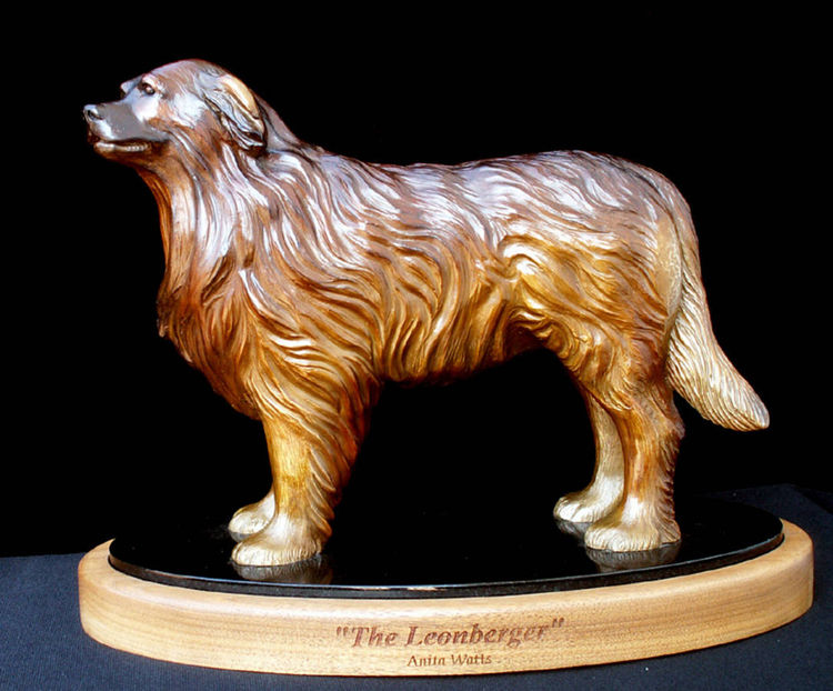 Leonberger - CZAR by Anita Watts - search and link Sculpture with SculptSite.com