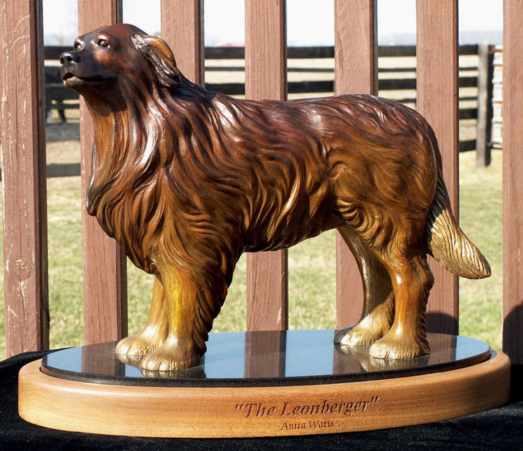 Leonberger - CZAR by Anita Watts - search and link Sculpture with SculptSite.com