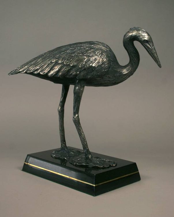 Wildlife Heron Henrietta by Edd Hayes - search and link Sculpture with SculptSite.com