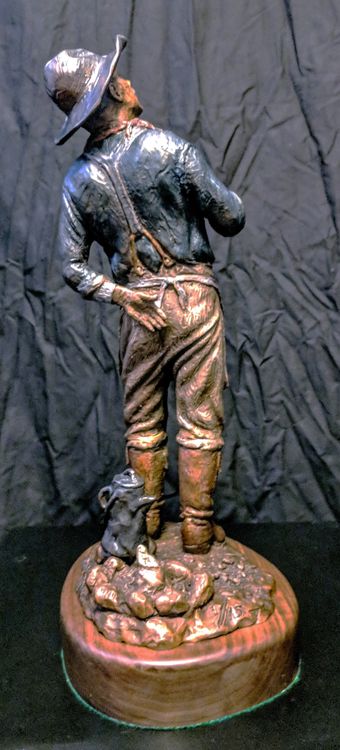 Western - Hot Coffee, a Warm Fire and Shooting Stars by Edd Hayes - search and link Sculpture with SculptSite.com
