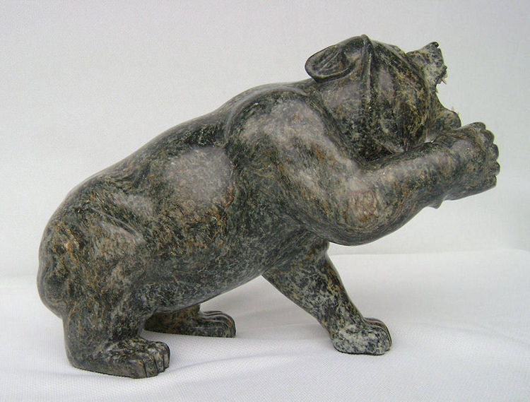 Aggression(Grizzly Bear) by Gerald Sandau - search and link Sculpture with SculptSite.com