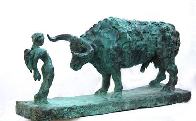 Aurochs and Angels by Helle Crawford - search and link Sculpture with SculptSite.com