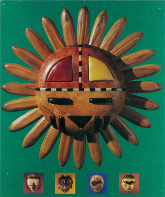 Hopi Sun by Larry Lefner - search and link Sculpture with SculptSite.com