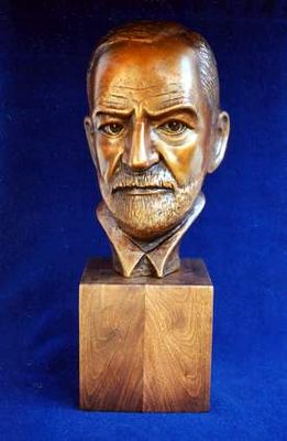 Sigmund Freud by Robert Toth - search and link Sculpture with SculptSite.com