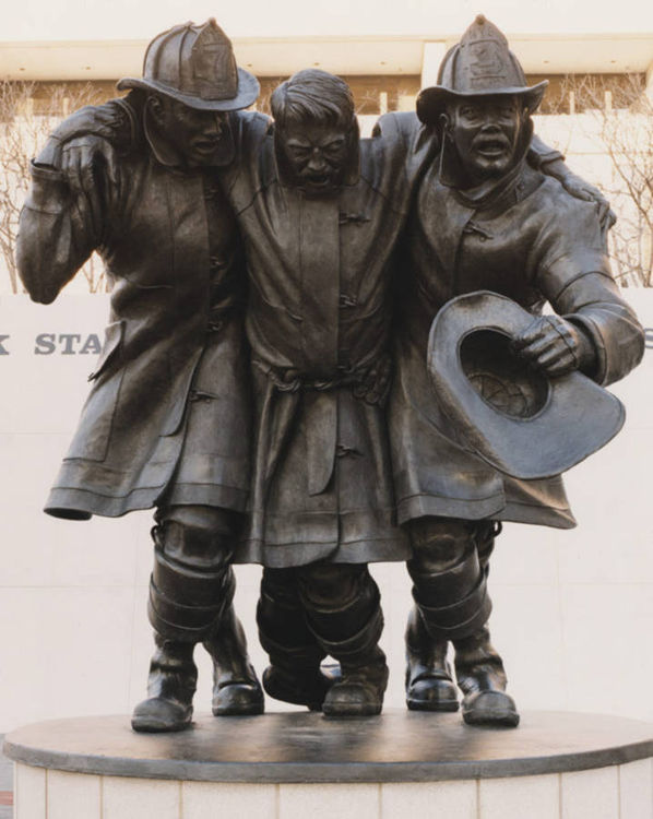 New York State Fallen FirefightersMemorial by Robert Eccleston - search and link Sculpture with SculptSite.com