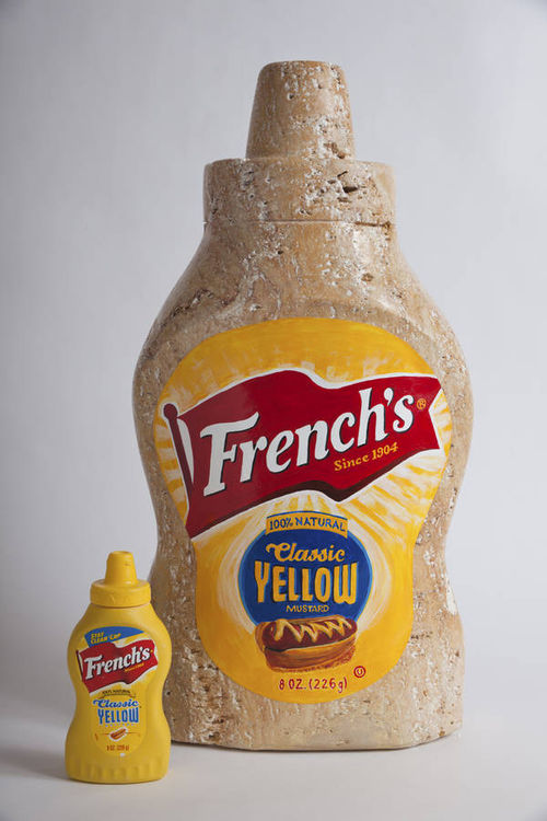 French\'s Mustard by Robin Antar - search and link Sculpture with SculptSite.com