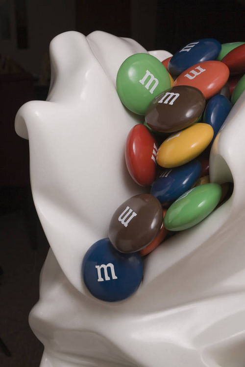 M and M bag 1 by Robin Antar - search and link Sculpture with SculptSite.com