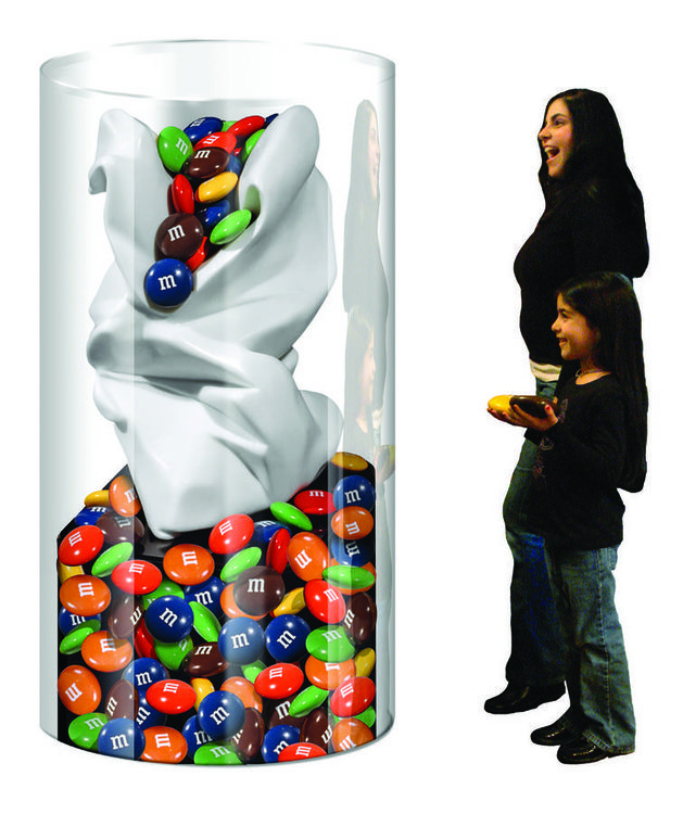 M and M bag 1 by Robin Antar - search and link Sculpture with SculptSite.com