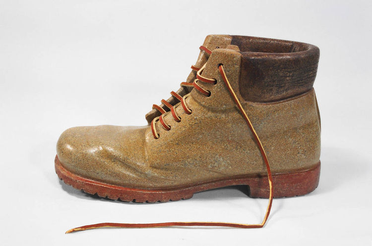 work boot by Robin Antar - search and link Sculpture with SculptSite.com