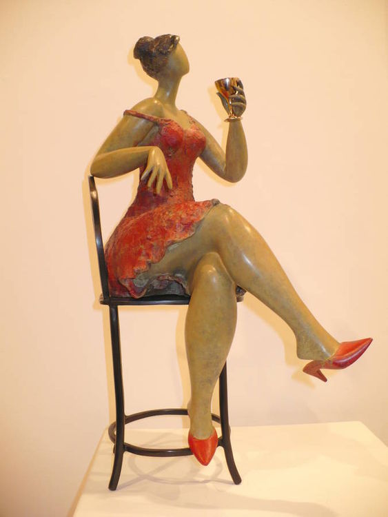 Cocktail Party by Ana Lazovsky - search and link Sculpture with SculptSite.com